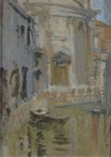 A Quiet Canal, Venice - view 1