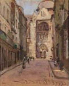 Rue Pecquet Dieppe by Walter Richard Sickert