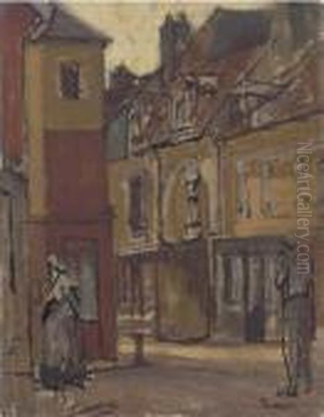 A Street In Dieppe - view 1