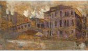 The Rialto Bridge And Palazzo Camerlenghi by Walter Richard Sickert