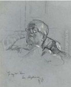 Portrait Of Sir Hugh Walpole by Walter Richard Sickert