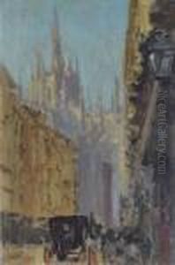 View Of Milan Cathedral by Walter Richard Sickert