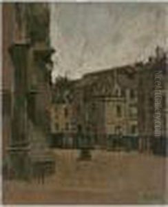 Le Halle Au Lin, Dieppe by Walter Richard Sickert