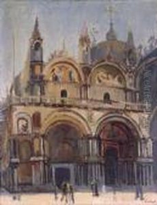 The Faade Of St Mark's, Venice by Walter Richard Sickert