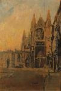 St. Jacques Faade, Dieppe by Walter Richard Sickert