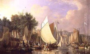 Thorpe Water Frolic - Afternoon, 1824-5 by Joseph Stannard