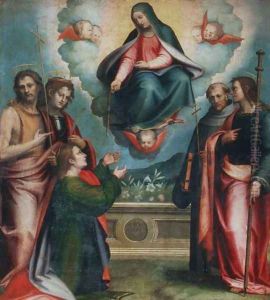 The Madonna of the Girdle, 1521 by Giovanni Antonio Sogliani