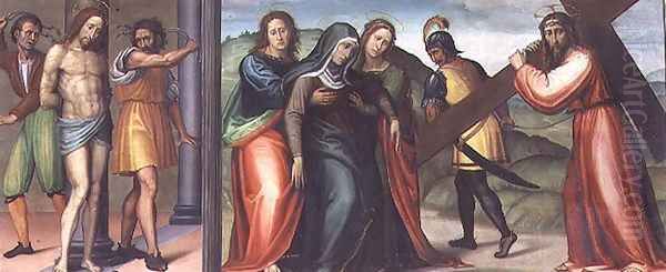 The Flagellation of Christ and The Road to Calvary - view 1