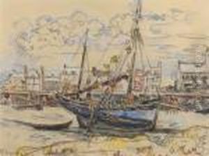 Voiliers Au Port by Paul Signac