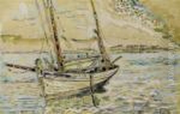Lomalo, Sailing Ship Before The Coast - view 1