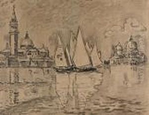 Etude Pour 'venise. Matin - Recto by Paul Signac