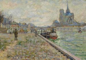 Quai De La Tournelle by Paul Signac
