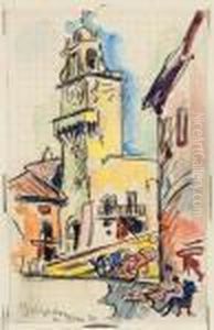 Grignan by Paul Signac