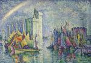 Arc-en-ciel, La Rochelle, Le Port by Paul Signac