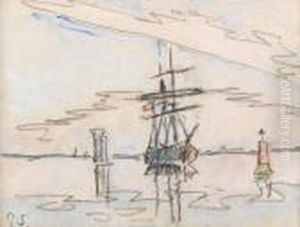 Entree Dans Le Port by Paul Signac