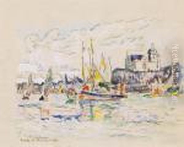 Sables D'olonne, Vue Du Port - view 1