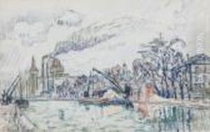 Canal De L'ourcq by Paul Signac