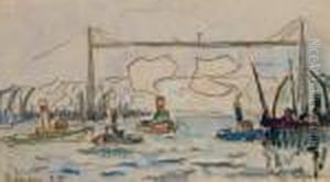 Le Port De Rouen by Paul Signac