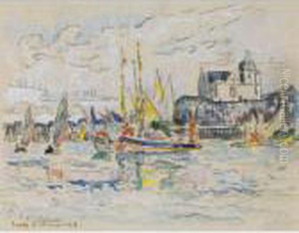 Sables D'olonne, Vue De Port - view 1