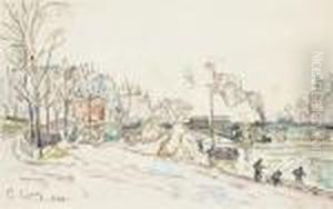 Le Pont Des Arts by Paul Signac