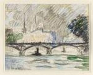 Pont Des Arts by Paul Signac