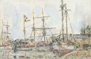 Le Port De Saint-servan by Paul Signac