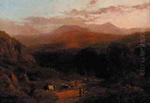 Returning home at dusk