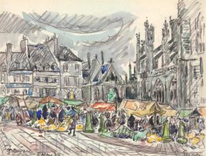 Quimper by Paul Signac