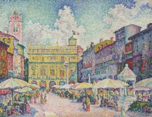 Marche De Verone (la Place Aux Herbes)