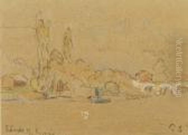 La Seine Pres De Sevres - view 1