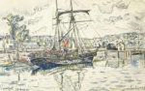 Le Port De Paimpol, Bretagne by Paul Signac