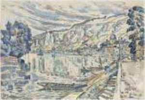Les Andelys by Paul Signac