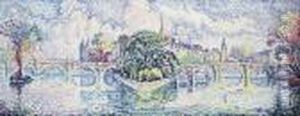 Le Jardin Du Vert-galant by Paul Signac