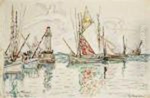 Partance Des Thoniers by Paul Signac