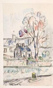 Maisons Au Bord D'un Canal by Paul Signac
