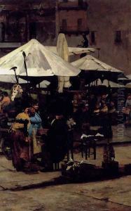 La Piazza d'Erbe,Verona by Enrico Sorio
