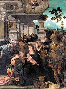 The Adoration of the Magi by Jan Swart Van Groningen