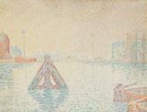 En Hollande, La Balise by Paul Signac