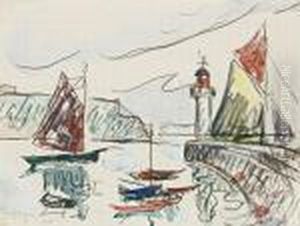 Vue Du Port by Paul Signac
