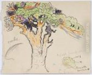 Etude De Chene by Paul Signac