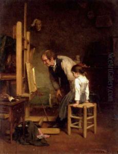 In The Studio by Paul Constant Soyer