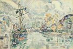 Quimper by Paul Signac