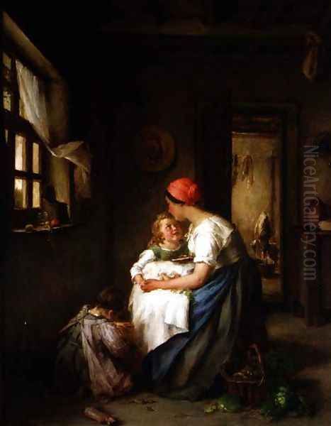 Motherly cares, 1864 - view 1