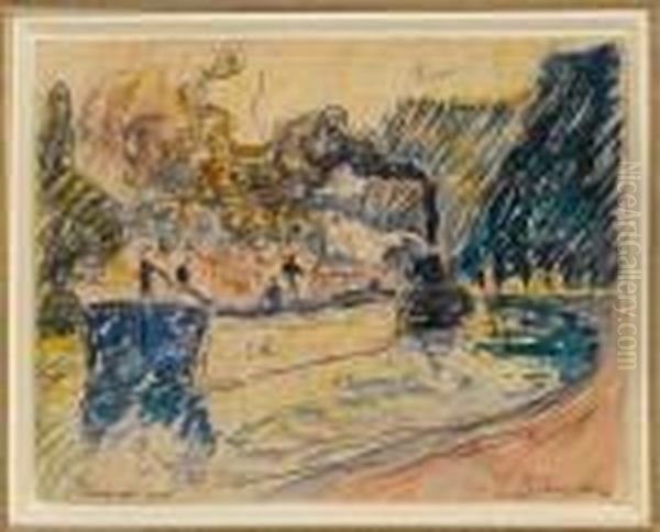 Study For 'samois, Le Remorqueur' - view 1
