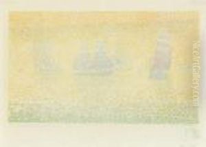 Les Bateaux. 1895 by Paul Signac