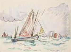 Le Trieux, Bretagne by Paul Signac