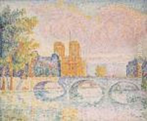 La Cite. Paris by Paul Signac
