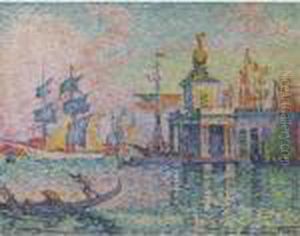 Venise, La Douane De Mer by Paul Signac