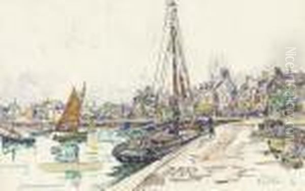 Barfleur, Voiliers A Quai - view 1