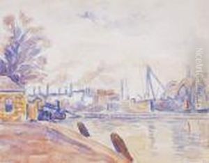 Flessingue, Le Port by Paul Signac